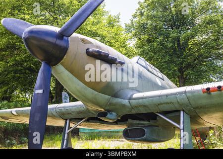 Supermarine Spitfire Kampfflugzeug aus dem Zweiten Weltkrieg. Ketrzyn, Polen, 11. Juni 2022, Europa Stockfoto