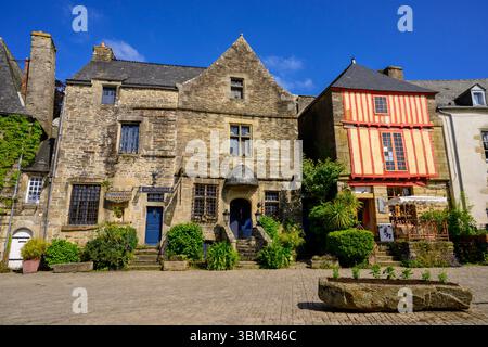 Rochefort-en-Terre, Morbihan, Bretagne, Frankreich Stockfoto