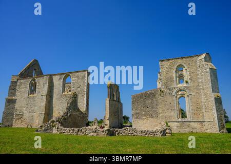 Abbaye des Chateliers, La Flotte, Île de Ré, Charente-Maritime, Frankreich Stockfoto