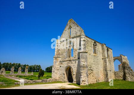 Abbaye des Chateliers, La Flotte, Île de Ré, Charente-Maritime, Frankreich Stockfoto