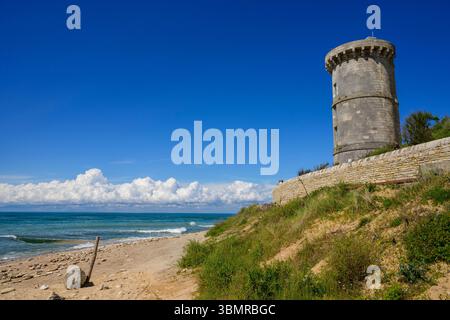 Vauban-Turm, Saint-Clément-des-Baleines, Île de Ré, Charente-Maritime, Frankreich Stockfoto