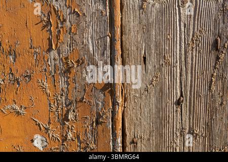 Altes Holz mit starker Textur Stockfoto