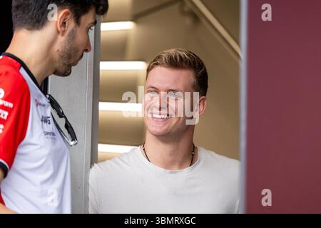 Spielberg, Österreich. Juni 2025. Mick Schumacher (Deutschland, Rennfahrer), AUT, Formel 1 Weltmeisterschaft, MSC Cruises Grand Prix von Oesterreich, Red Bull Ring Spielberg, Qualifying Day, Saison 2025, 28.06.2025 Foto: Eibner-Pressefoto/Michael Memmler Credit: dpa Picture Alliance/Alamy Live News Stockfoto