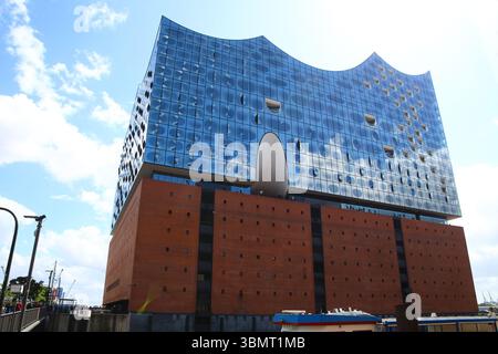 Die Elbphilharmonie ist der Konzertsaal in der hansestadt Hamburg Stockfoto