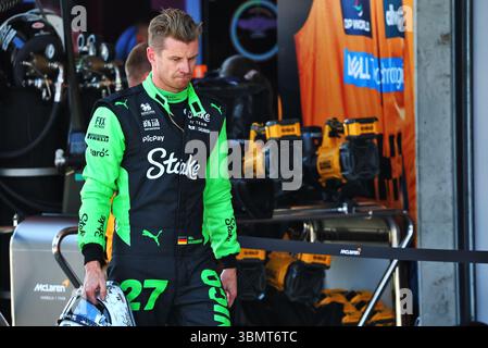 Spielberg, Österreich. Juni 2025. Nico Hulkenberg (DE) sauber. 28.06.2025. Formel-1-Weltmeisterschaft, Rd 11, Großer Preis Von Österreich, Spielberg, Österreich, Qualifizierender Tag. Das Foto sollte lauten: XPB/Alamy Live News. Stockfoto