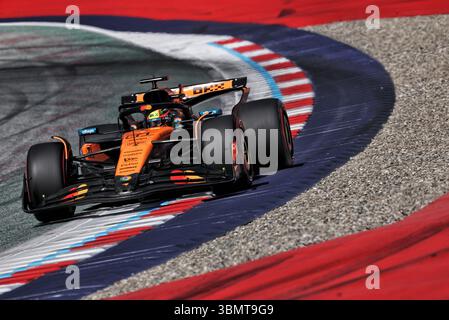 Spielberg, Österreich. Juni 2025. Oscar Piastri (aus) McLaren MCL39. 28.06.2025. Formel-1-Weltmeisterschaft, Rd 11, Großer Preis Von Österreich, Spielberg, Österreich, Qualifizierender Tag. Das Foto sollte lauten: XPB/Alamy Live News. Stockfoto