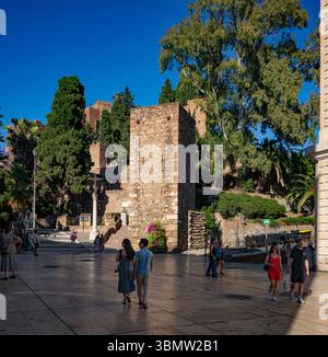 Alcazaba in Malaga, Andalusien, Spanien Stockfoto