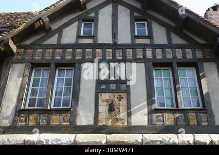 Kommune Gerberoy in Oise Frankreich Stockfoto