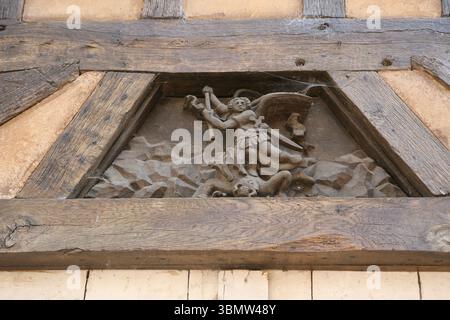 Kommune Gerberoy in Oise Frankreich Stockfoto