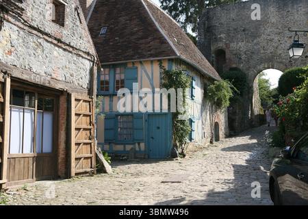 Kommune Gerberoy in Oise Frankreich Stockfoto