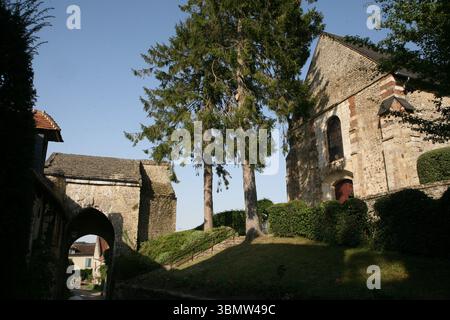 Kommune Gerberoy in Oise Frankreich Stockfoto