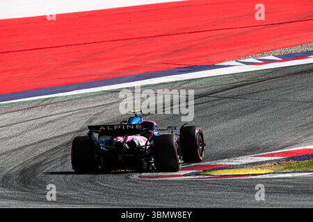 Spielberg, Österreich. Juni 2025. Franco Colapinto (ARG) - Alpine F1 während Formel 1 MSC Cruises Austrian Grand Prix 2025, Spielberg, Österreich, vom 26. Bis 29. Juni - Runde 11 von 24 von 2025 F1-Weltmeisterschaft Credit: Alessio de Marco | Avens-Images.com/Alamy Live News Stockfoto