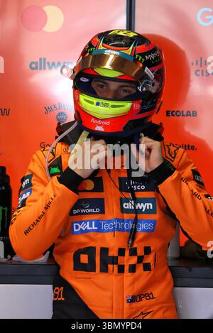 Spielberg, Österreich. Juni 2025. Oscar Piastri (aus) McLaren. 29.06.2025. Formel-1-Weltmeisterschaft, Rd 11, Großer Preis Von Österreich, Spielberg, Österreich, Wettkampftag. Quelle: James Moy/Alamy Live News Stockfoto