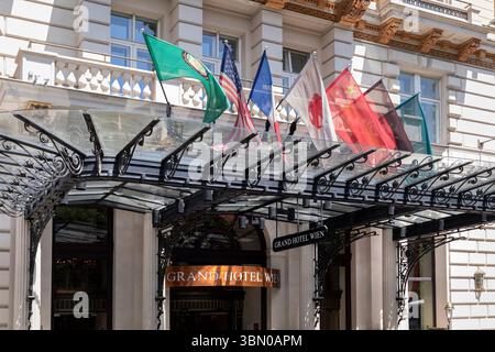 Grand Hotel Wien am Kärntnerring in Wien, Österreich // Grand Hotel Vienna am Kärntnerring in Wien, Österreich. , . Quelle: APA-PictureDesk/Alamy Live News Stockfoto