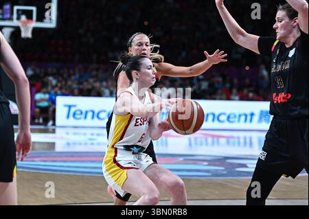Piräus, Griechenland. Juni 2025. 6 Aina Ayuso aus Spanien spielt während des Endspiels der Frauen zwischen Spanien und Belgien im Peace&amp; Friendship Stadium am 29. Juni 2025 in Piräus, Griechenland. Quelle: Unabhängige Fotoagentur/Alamy Live News Stockfoto