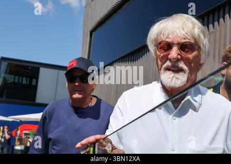 Spielberg, Österreich. Juni 2025. Bernie Ecclestone (GBR) ehemaliger FOM CEO während des Formel 1 MSC Cruises Austrian Grand Prix 2025, Spielberg, Österreich, vom 26. Bis 29. Juni - Runde 11 von 24 von 2025 F1 World Championship Credit: Alessio de Marco | Avens-Images.com/Alamy Live News Stockfoto