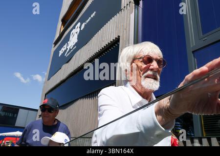 29/2025 - Bernie Ecclestone (GBR) ehemaliger CEO von FOM während des Formel 1 MSC Cruises Austrian Grand Prix 2025, Spielberg, Österreich, vom 26. Bis 29. Juni - Runde 11 von 24 von 2025 F1-Weltmeisterschaft (Foto: Alessio de Marco/SIPA USA) Stockfoto