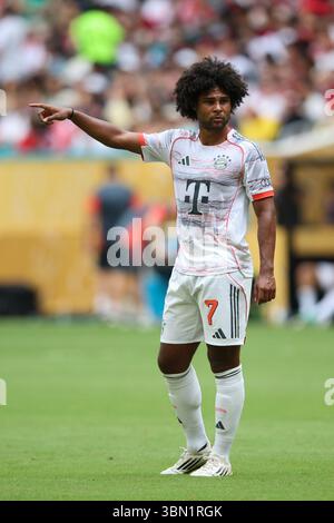 MIAMI, USA - 29. Juni 2025: Serge Gnabry von Bayern München während des letzten 16 Spiels zwischen CR Flamengo und Bayern München im Hard Rock Stadium (Foto: Craig Mercer/ Alamy Live News) Stockfoto