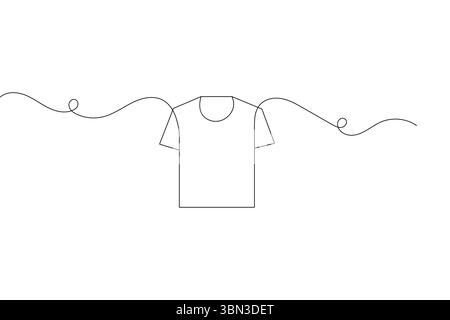 Durchgehende einzeilige Zeichnung im minimalistischen Stil isolieren Sie die Vektorgrafik der Umrisse Stock Vektor