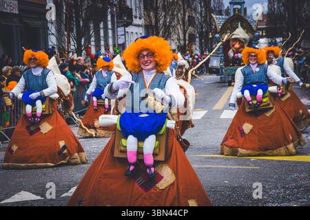 Belgien, Ostflandern, Denderstreek, Aalst, Aalst, der satirische Karneval wurde als immaterielles Kulturerbe der Menschheit von der UNESCO eingestuft Stockfoto