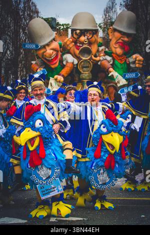Belgien, Ostflandern, Denderstreek, Aalst, Aalst, der satirische Karneval wurde als immaterielles Kulturerbe der Menschheit von der UNESCO eingestuft Stockfoto