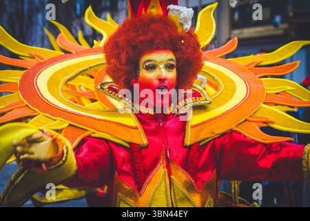Belgien, Ostflandern, Denderstreek, Aalst, Aalst, der satirische Karneval wurde als immaterielles Kulturerbe der Menschheit von der UNESCO eingestuft Stockfoto