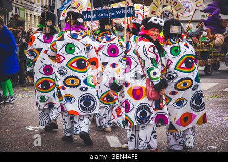 Belgien, Ostflandern, Denderstreek, Aalst, Aalst, der satirische Karneval wurde als immaterielles Kulturerbe der Menschheit von der UNESCO eingestuft Stockfoto