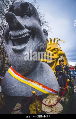Belgien, Ostflandern, Denderstreek, Aalst, Aalst, der satirische Karneval wurde als immaterielles Kulturerbe der Menschheit von der UNESCO eingestuft Stockfoto