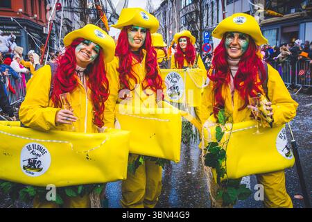 Belgien, Ostflandern, Denderstreek, Aalst, Aalst, der satirische Karneval wurde als immaterielles Kulturerbe der Menschheit von der UNESCO eingestuft Stockfoto