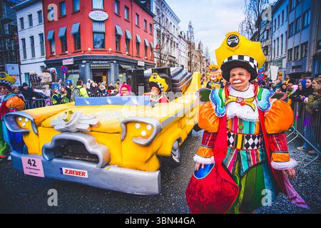 Belgien, Ostflandern, Denderstreek, Aalst, Aalst, der satirische Karneval wurde als immaterielles Kulturerbe der Menschheit von der UNESCO eingestuft Stockfoto