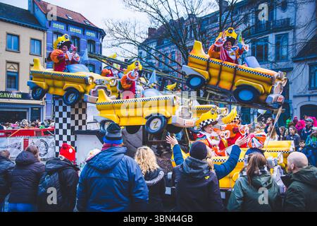 Belgien, Ostflandern, Denderstreek, Aalst, Aalst, der satirische Karneval wurde als immaterielles Kulturerbe der Menschheit von der UNESCO eingestuft Stockfoto