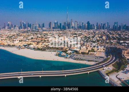 Naher Osten, Vereinigte Arabische Emirate, Dubai, Jumeirah Public Beach Stockfoto