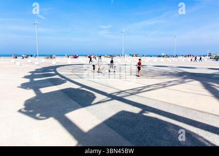 Hauts de France, Pas-de-Calais, Berck-plage, Berck-sur-Mer Stockfoto
