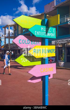 Antigua und Barbuda, Westindien, Antigua Island. St. John's Stockfoto