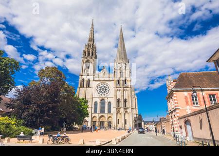 Frankreich, Centre-Val de Loire, Eure-et-Loir, Chartres. Kathedrale Von Chartres Stockfoto