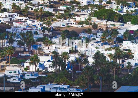 Spanien, Kanarische Inseln, Lanzarote. Haria Stockfoto