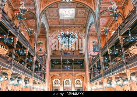 In der Synagoge in der Dohany Straße in Budapest Stockfoto