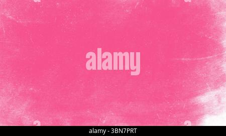 Leuchtend rosa Grunge-Textur mit einem zerkratzten und verstörten Effekt für einen lebendigen und dynamischen Hintergrund. Ideal für kreative Hintergründe oder Design Stockfoto