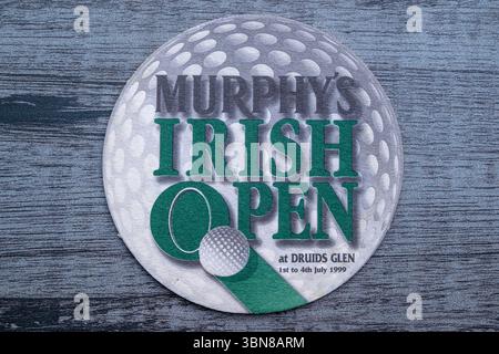 Lublin, Polen, 26. Juni 2025 Vintage irish Beer Murphy's Achterbahn wurde in einem Pub gesammelt Stockfoto
