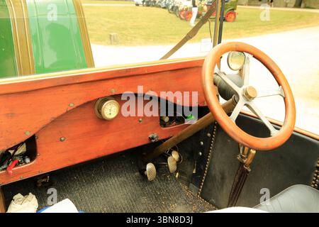 Oldtimer-Rallye, Automuseum, Valencay, Frankreich. Stockfoto