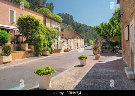 Les Beaumettes in der Provence Luberon Stockfoto