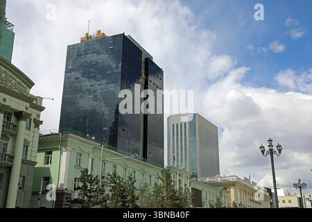 Stadtzentrum von Ulaanbaatar Stockfoto