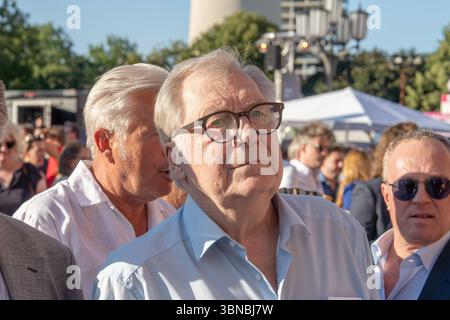 Sommerfest, Berliner Hoffest, Eberhard Diepgen Berliner Hoffest, Regierender Bürgermeister a.D., Eberhard Diepgen Berlin Berlin GER *** Sommerfest, Berlin Court Festival, Eberhard Diepgen Berlin Court Festival, Regierender Bürgermeister A D , Eberhard Diepgen Berlin Berlin GER Stockfoto
