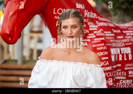 Aachen, Deutschland. Juli 2025. Luna Schweiger Media Night im Rahmen des CHIO Aachen 2025, Reitsport, CHIO Aachen, 2025, 01.07.2025 Foto: Eibner-Pressefoto/J. Derondeau Credit: dpa/Alamy Live News Stockfoto