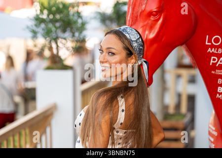Aachen, Deutschland. Juli 2025. Lilly Becker Media Night im Rahmen des CHIO Aachen 2025, Reitsport, CHIO Aachen, 2025, 01.07.2025 Foto: Eibner-Pressefoto/J. Derondeau Credit: dpa/Alamy Live News Stockfoto