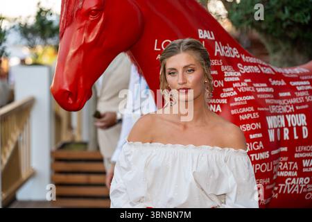 Aachen, Deutschland. Juli 2025. Luna Schweiger Media Night im Rahmen des CHIO Aachen 2025, Reitsport, CHIO Aachen, 2025, 01.07.2025 Foto: Eibner-Pressefoto/J. Derondeau Credit: dpa/Alamy Live News Stockfoto