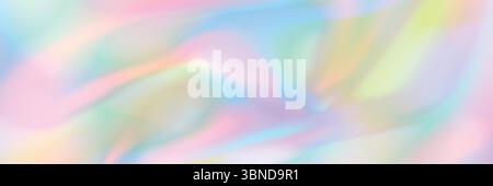 Horizontales abstraktes holografisches Pastellmuster für Muster und Hintergrund Stock Vektor