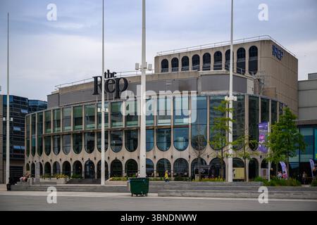 Das Birmingham Repertory Theatre, Centenery Square, Birmingham, England Stockfoto