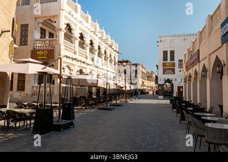 Doha, Katar, 2. Februar 2024: Souk Al Wakra, Souk Waqif Al Wakra, Heritage Village Stockfoto