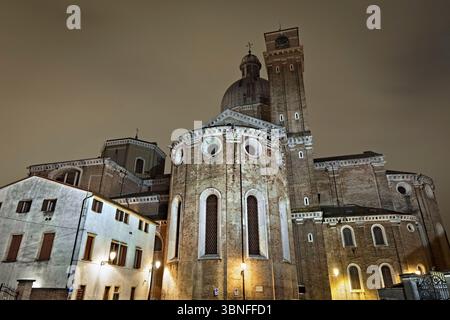 Die Basilika Santa Maria Assunta von Padua, Veneto, Italien. Stockfoto